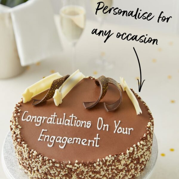 Personalised Extremely Chocolatey Party Cake (Serves 25)
