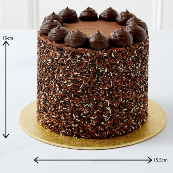 Milk dark & white chocolate layers cake (serves 12) - image 3