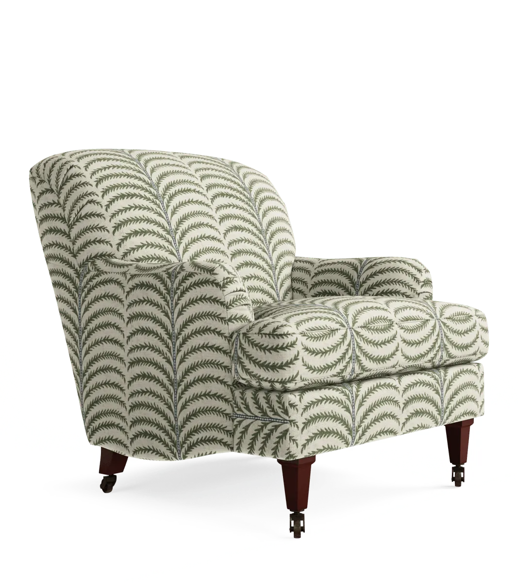 Coleridge linen armchair - areca putting green Coleridge linen armchair - areca putting green