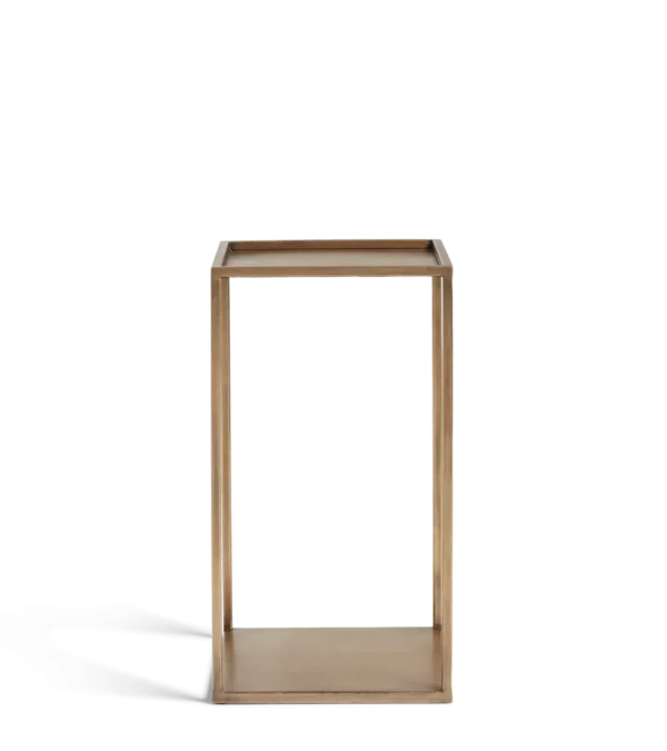 Neli side table - antique brass