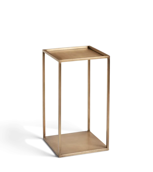 Neli side table - antique brass - image 4