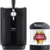 PerfectDraft Black Philips Machine Home Beer Cooler & Dispenser System HD HD3761/60 and Stella Artois Keg