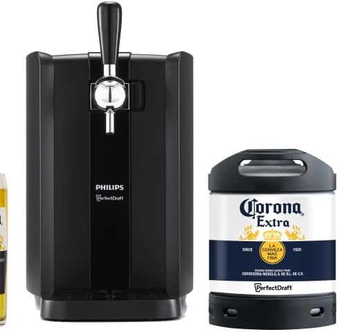 PerfectDraft Black Corona Extra 6L Keg Bundle