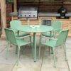 Porto 4 Seater Round Garden Table & Chairs