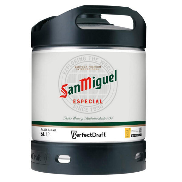 Perfectdraft san miguel 6l draft beer keg