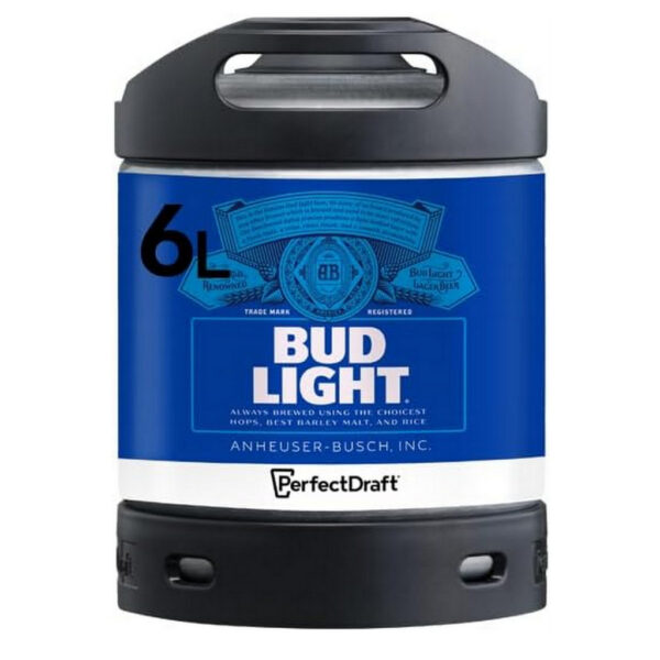 PerfectDraft Bud Light 6L Draft Beer Keg