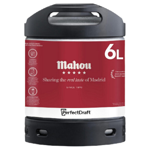 PerfectDraft Mahou 6L Draft Beer Keg