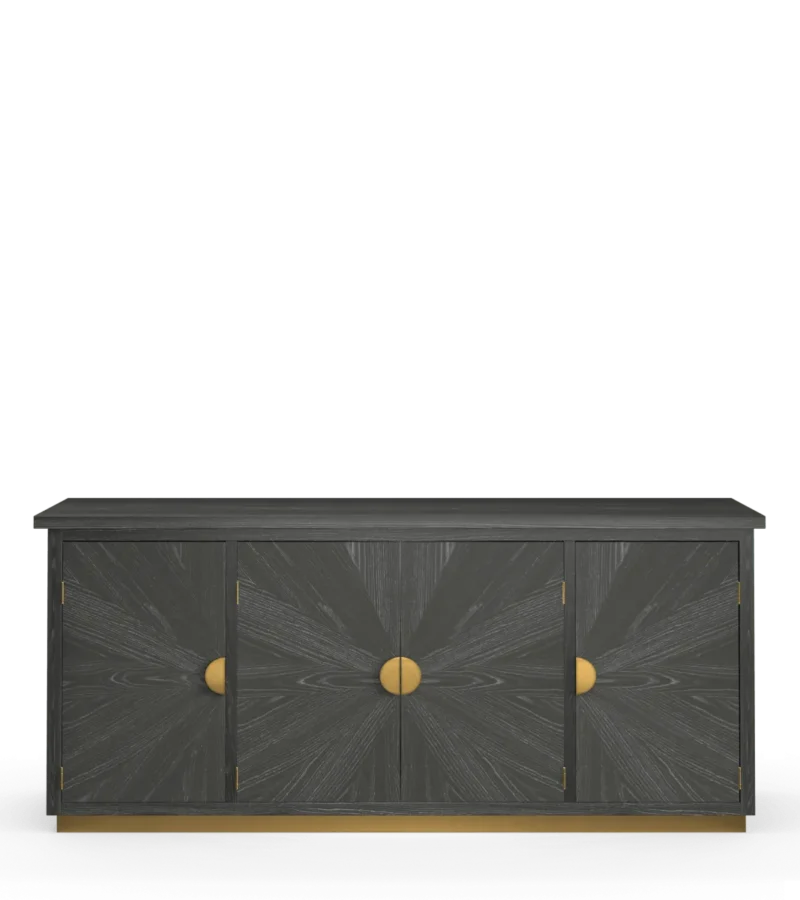 Araphel ebonised oak sideboard