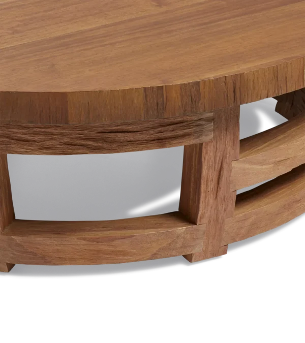 Beatrix coffee table, reclaimed bangkirai - image 3