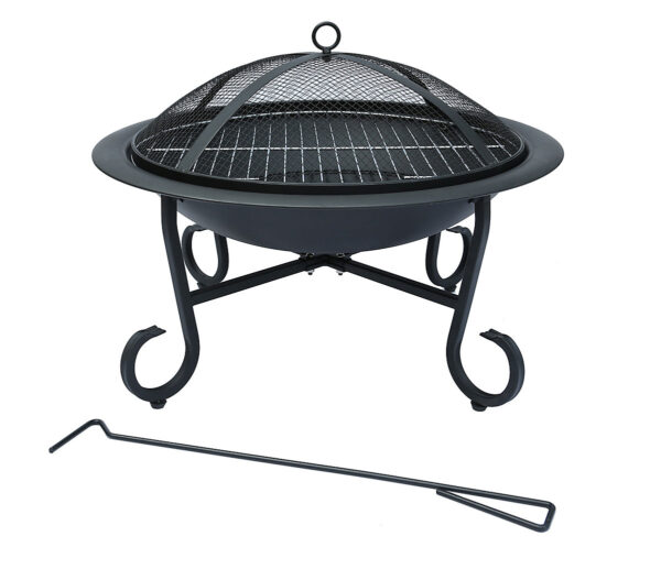 Charles bentley 56cm round outdoor fire pit - image 3