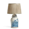 Fenghuang Ceramic Table Lamp Base - Blue and White