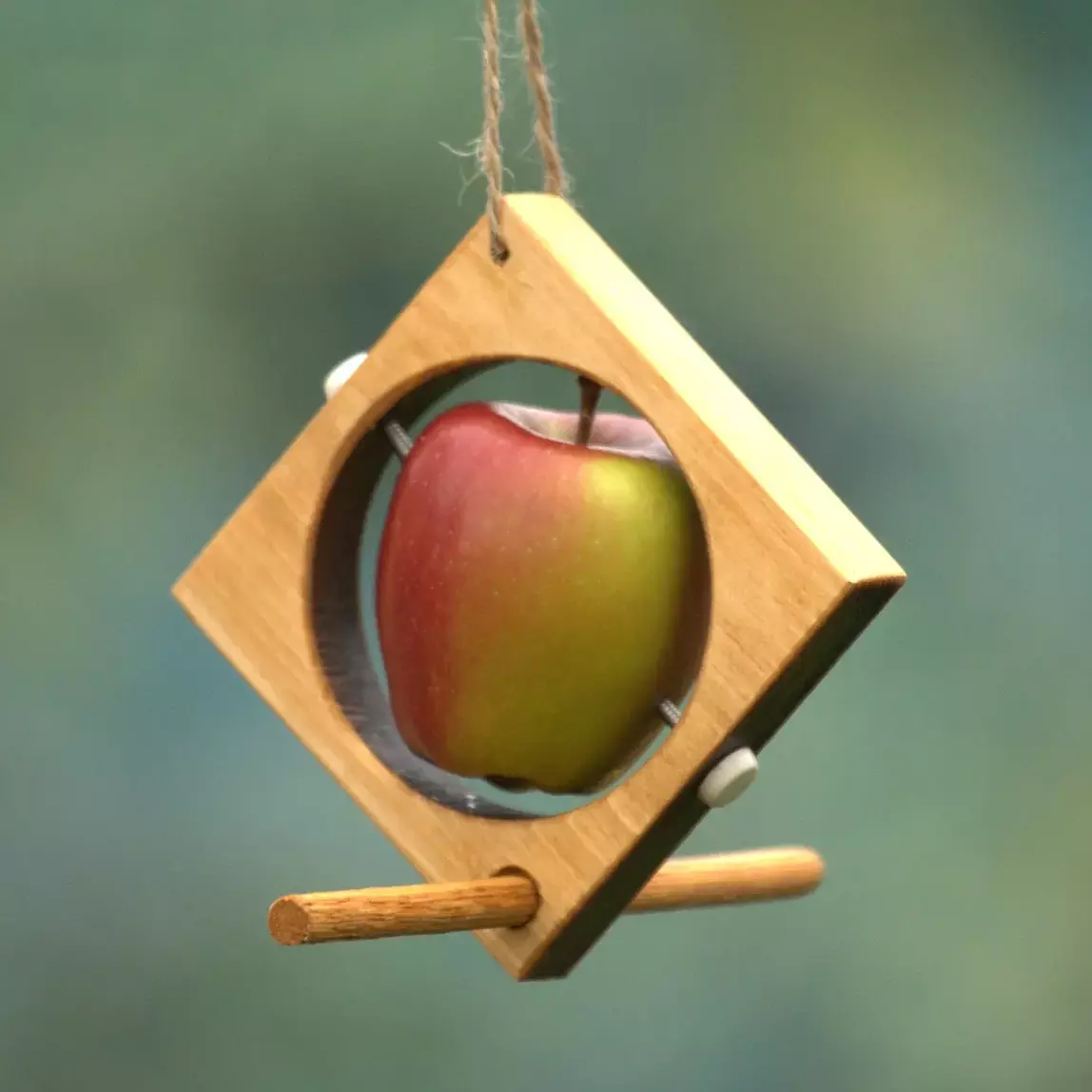 Hanging fruit handmade bird feeder Hanging fruit handmade bird feeder