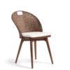 Panela Rattan Dining Chair in Chestnut