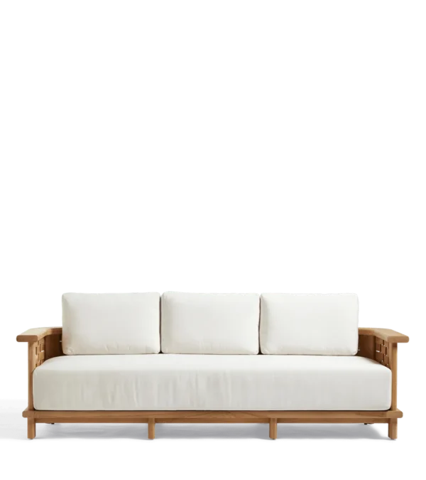 Verdandi garden sofa in natural teak