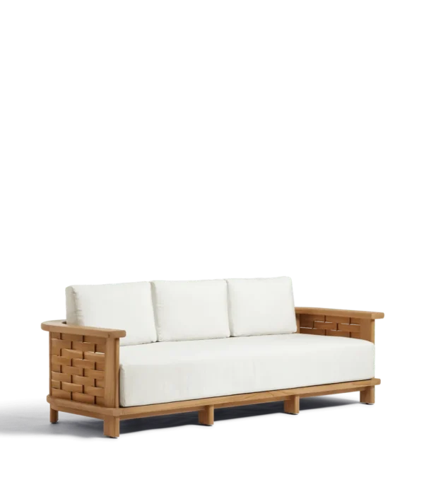 Verdandi garden sofa in natural teak - image 3