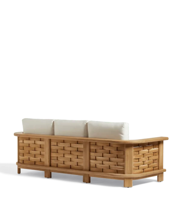Verdandi garden sofa in natural teak - image 4