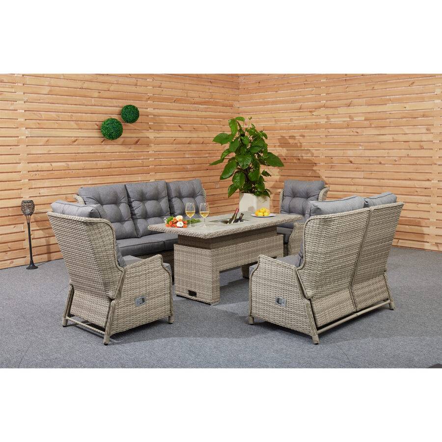 Cambridge reclining sofa set – ultimate outdoor relaxation