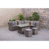 New Hampshire 9 Seater Fire Pit Garden Set – Luxury Outdoor Comfort