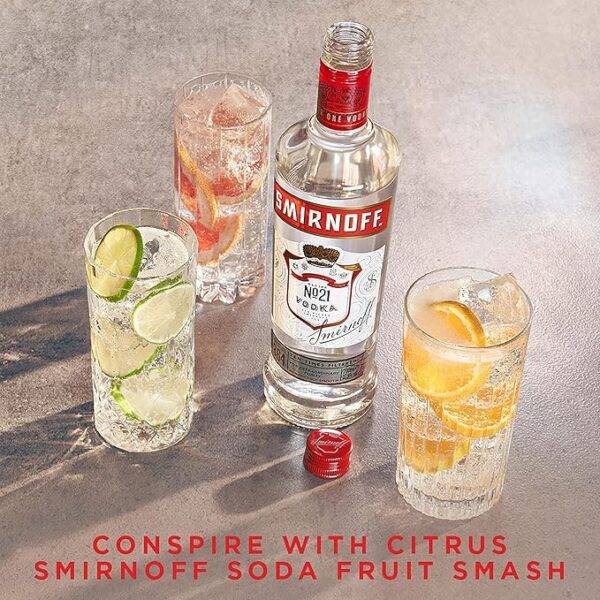 Smirnoff No. 21 Vodka, 37.5% vol 1L