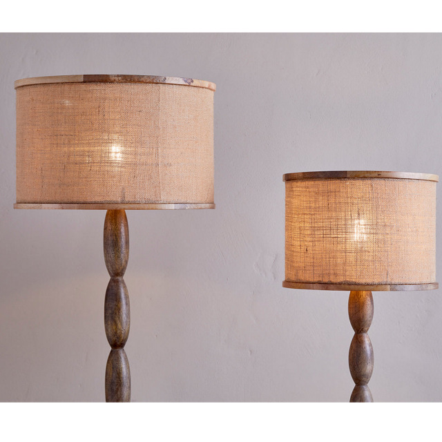 Tiwa woven jute lampshade