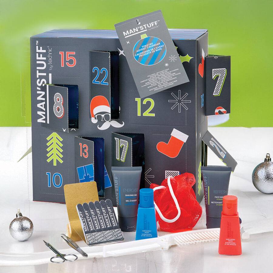 24 days man stuff toiletries advent calendar
