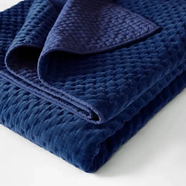 Alternative view of dorma purity navy genevieve bedspread