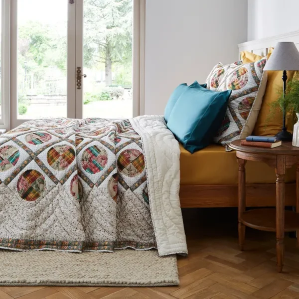 Alternative view of dorma tove patchwork bedspread