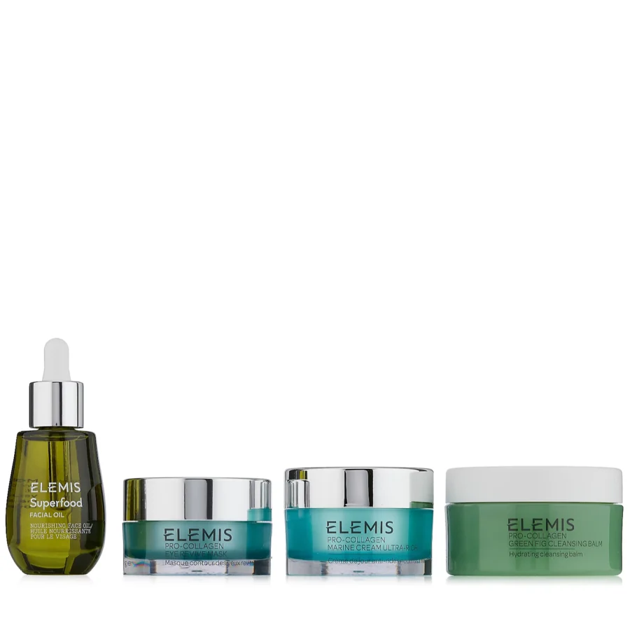 Elemis pro-collagen & superfood 4 piece treatment routine