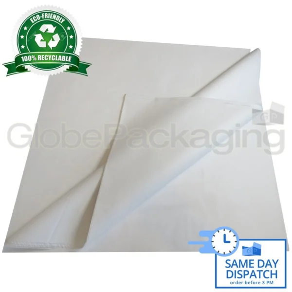 50 Sheets of White Acid-Free Tissue Paper 500x750mm