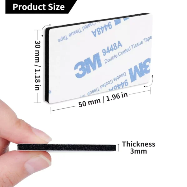 3m sticky pads double sided strong foam adhesive mounting pad oblong 10 pack