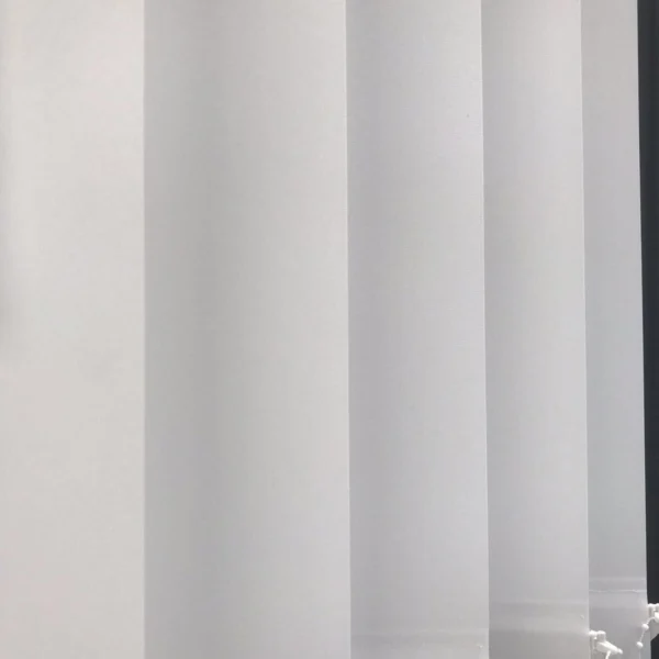 Premium white made to measure vertical blind replacement slats (89mm wide)