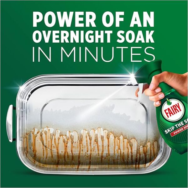 New in Fairy skip the soak dish power spray