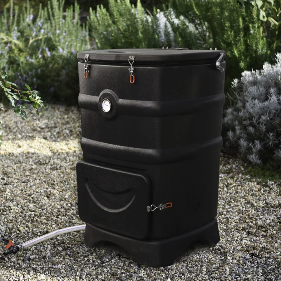 Thompson & morgan bio‑heat composter with turning crank