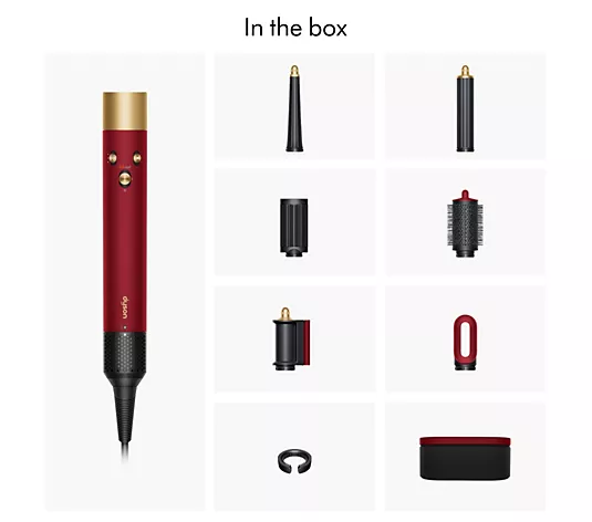 Dyson airwrap i. D. Multi‑styler – red velvet (straight & wavy)