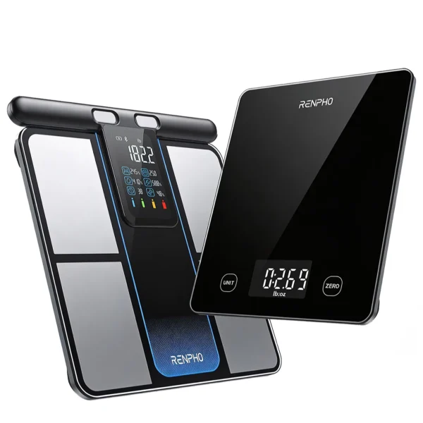 RENPHO MorphoScan Smart Body Scale & Nutrition Scale Bundle