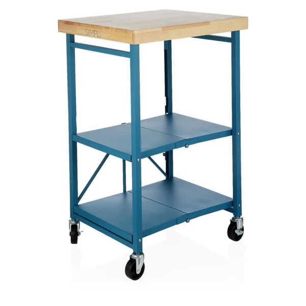 Simpli folding kitchen cart
