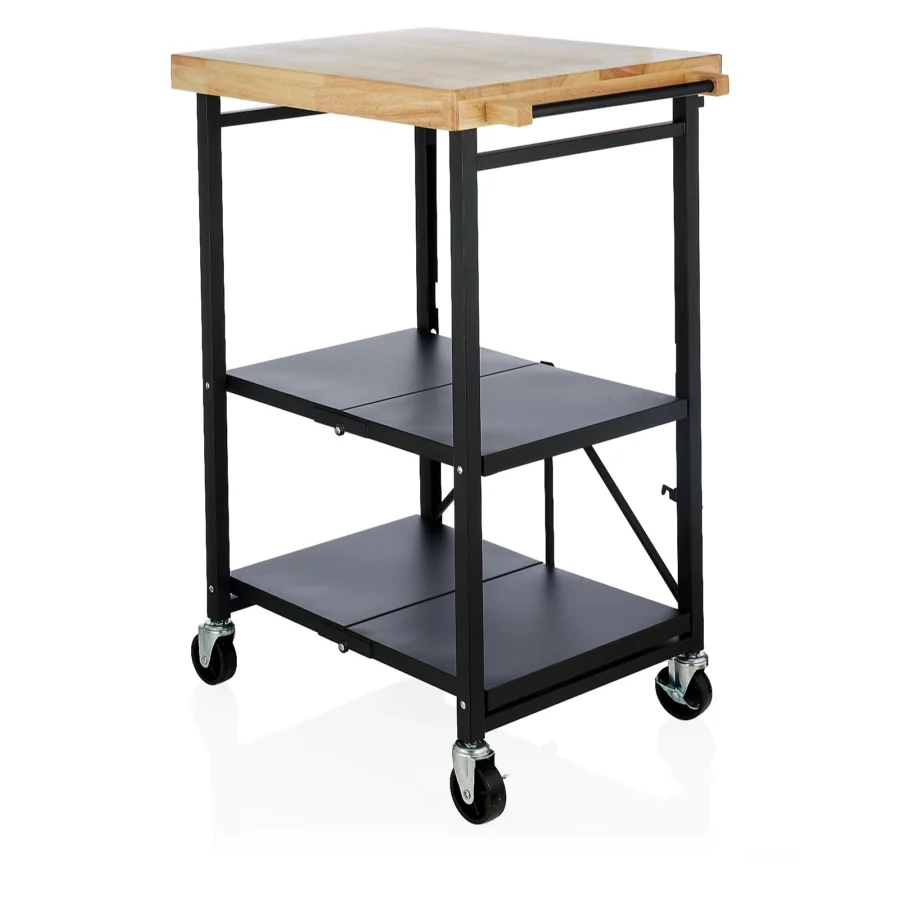 Simpli folding kitchen cart