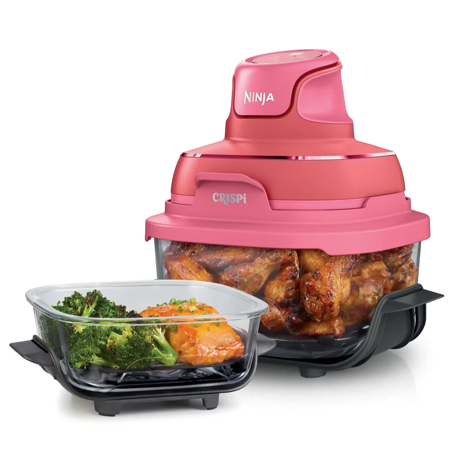 Ninja crispi 4‑in‑1 portable glass air fryer