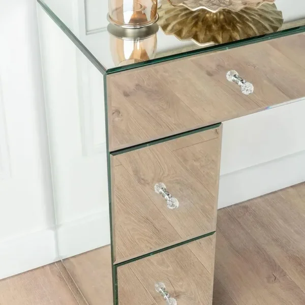 Chelsea mirrored 6 drawer dressing table