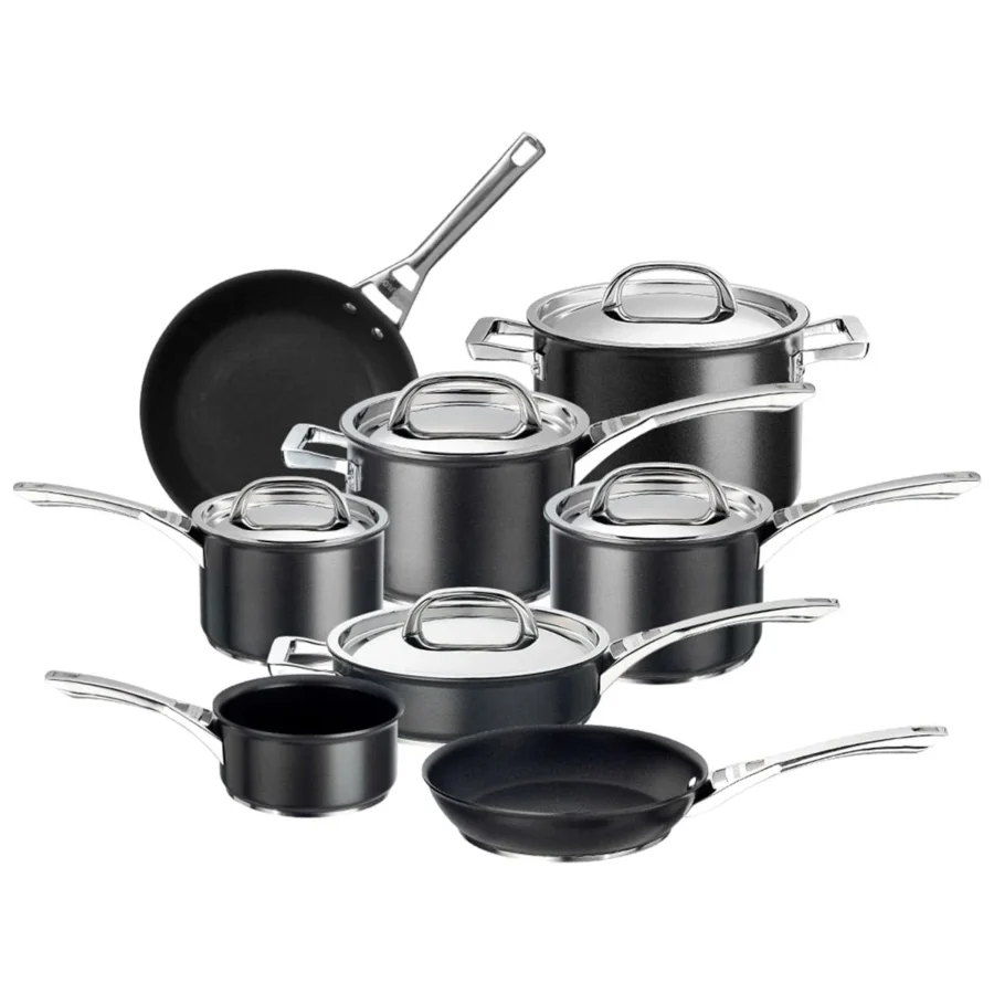 Circulon infinite ultimate non‑stick induction saucepan, skillet & sauté complete pan set
